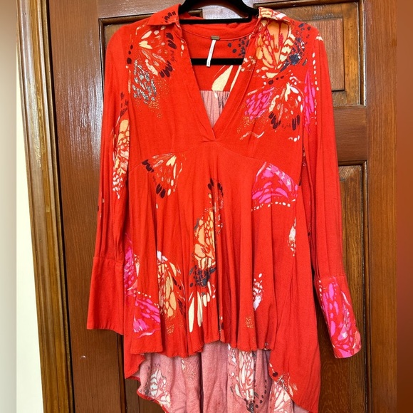 🦋 Free People extra small butterfly mini dress tunic 🦋 - Picture 13 of 14